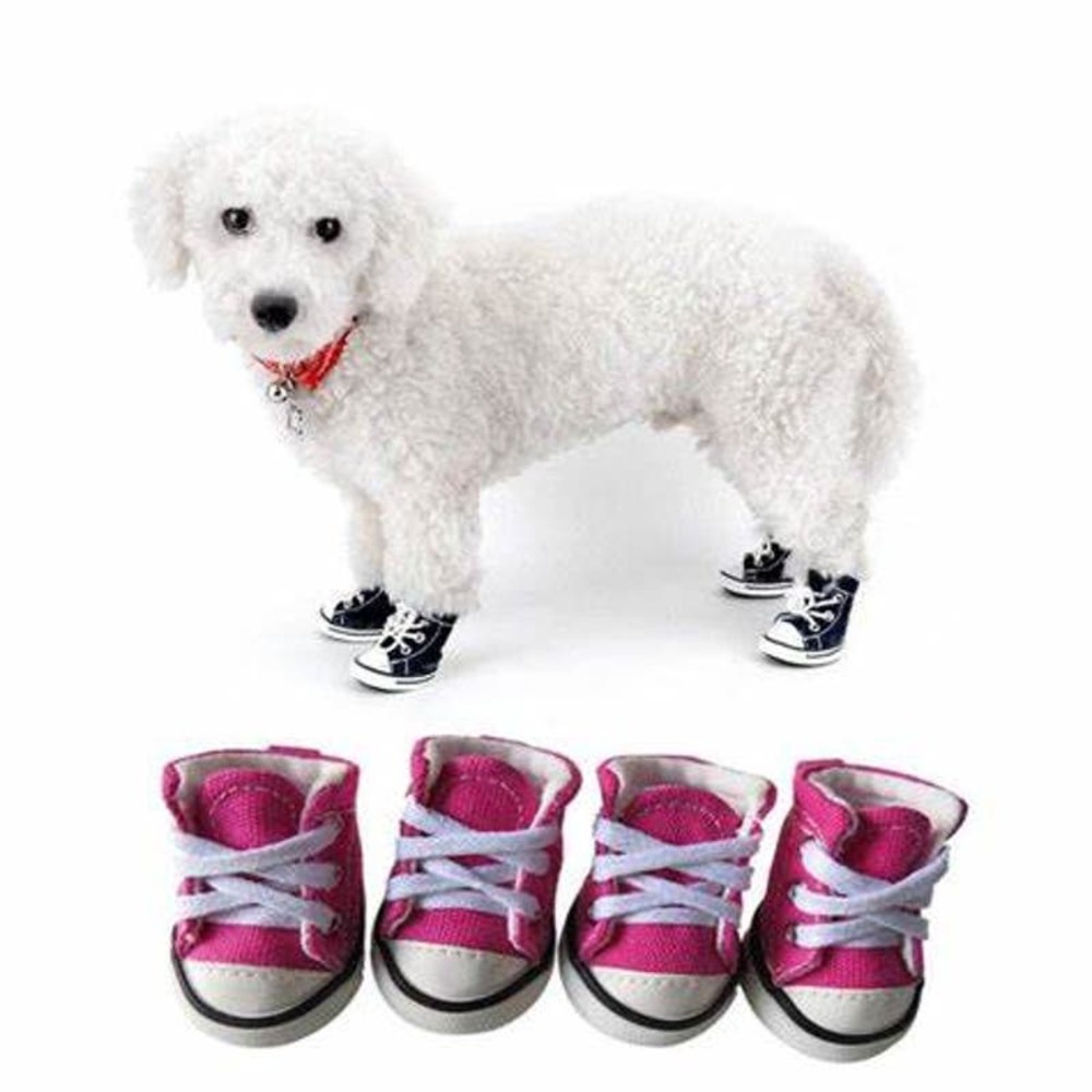 NEW 2 pairs of Small Doggie Shoes - Fun High tops and Hot Pavement -Ice Boots